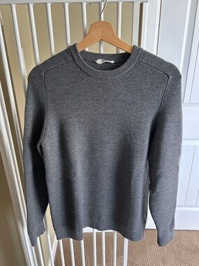 Mr. Porter Charcoal Grey Merino Wool Sweater